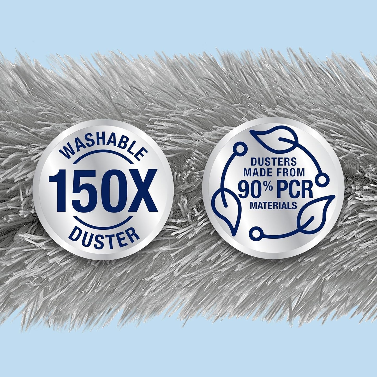 Bona Reusable Duster Refills - 2 Pack - High Performance Dusting System - Microfiber Dusters Remove Dust and Pet Hair for Whole-Home Cleaning