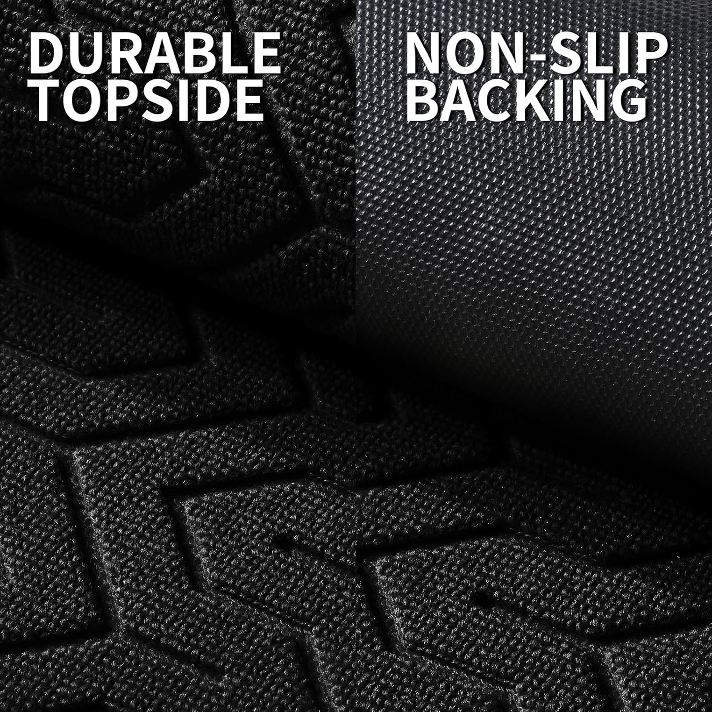 Yimobra Large Door Mat Outside Entrance 36x24, Waterproof Heavy Duty Outdoor Mats for Front Door, Non Slip Rubber Entry Mat for Garage Patio, Easy Clean, Black