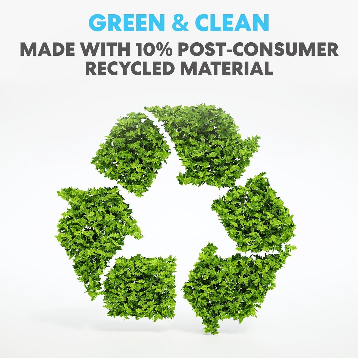 SIMPLI-MAGIC 17 Gallon Drawstring Trash Bags, 120 Pack – Tall Kitchen Garbage Bags, Custom Made with Premium Materials (White)