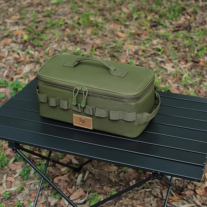 Tactical Camping Storage Bag 9L Tactical Utility Tote Bag Camping Cookware Organizer Trunk Organizer