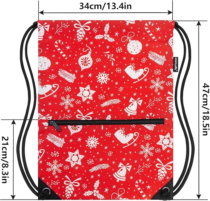 HOLYLUCK Drawstring Backpack Bag Sport Gym Sackpack