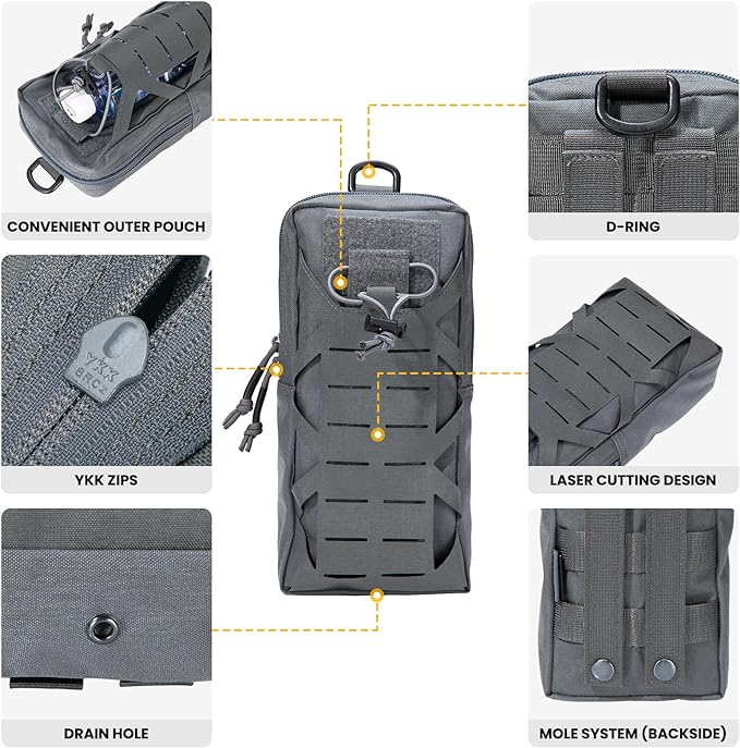 EXCELLENT ELITE SPANKER Tactical EDC Pouch Molle Utility Tool Pouches Gadget Organizer Pocket Waist Belt Bag