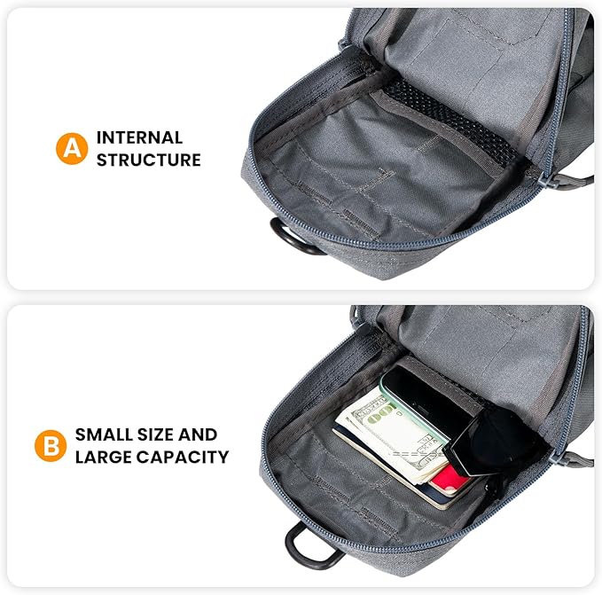 EXCELLENT ELITE SPANKER Tactical EDC Pouch Molle Utility Tool Pouches Gadget Organizer Pocket Waist Belt Bag