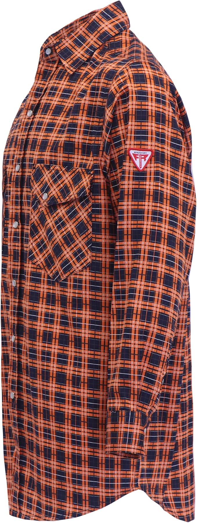 TICOMELA FR Shirts for Men Flame Resistant Shirt CAT2 Light Weight 6.5oz Fire Retardant Men's Welding Shirt