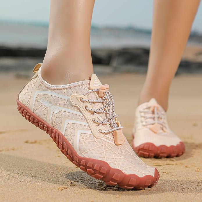 UBFEN Water Shoes Aqua Swim Shoes Mens Womens Beach Sports Quick Dry Barefoot for Boating Fishing Diving Surfing