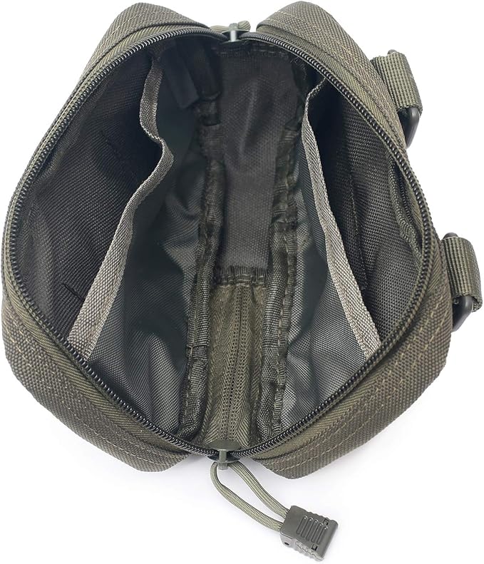 Tactical Molle Horizontal Admin Pouch Compact 1000D Utility EDC Tool Bag with Shoulder Strap