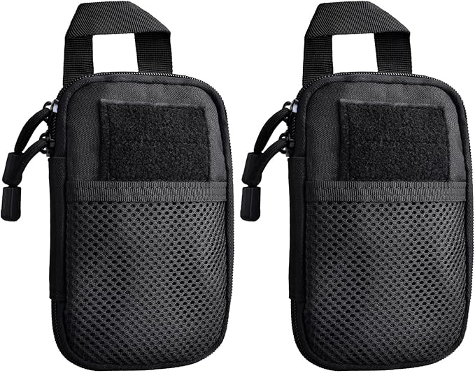 Azarxis Molle Pouches, Tactical Compact EDC Small Utility Pouch Waist Bags Sundries Storage Admin Organize Gear Gadget for Military Backpack