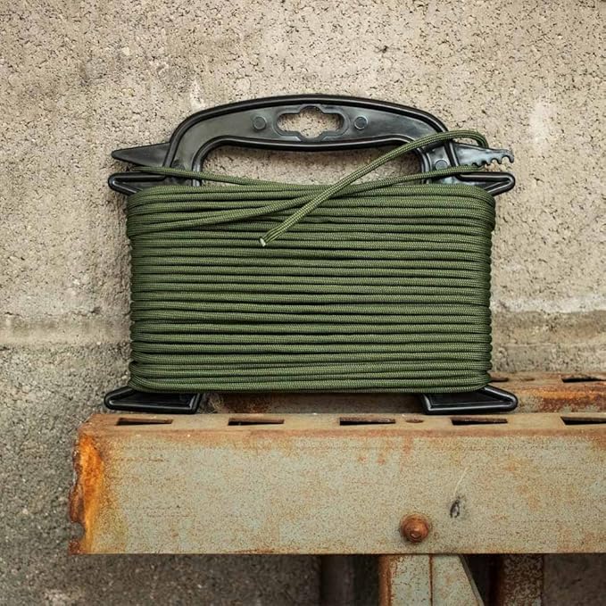 Paracord Planet 550lb Paracord with Line Winder Organizer 100 ft (Suns)