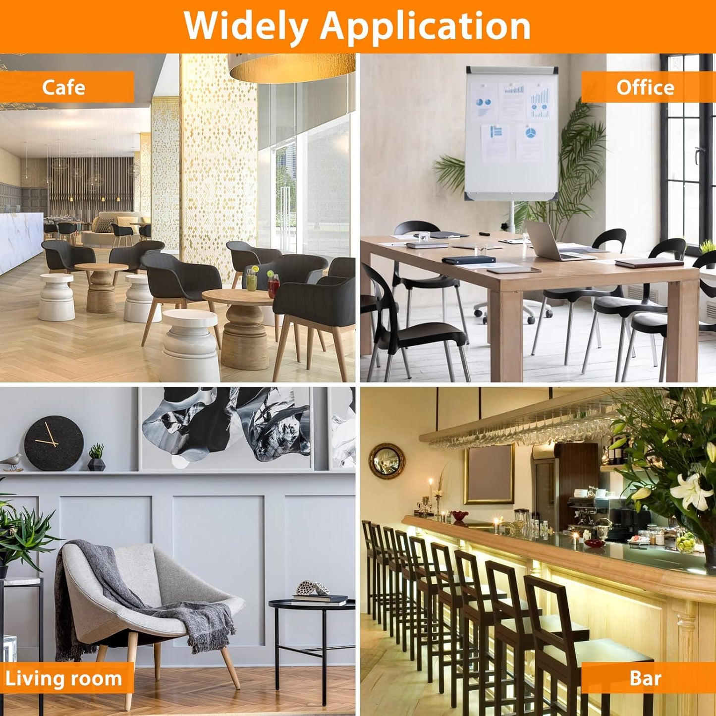 36Pcs Silicone Chair Leg Floor Protectors, Floor Protectors for Chairs, Rubber Chair Leg Caps for Wood Floors, Chair Leg Protectors for Hardwood Floors,Rubber Chair Leg Covers (Large, Clear)