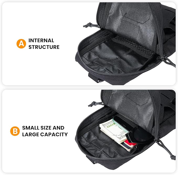 EXCELLENT ELITE SPANKER Tactical EDC Pouch Molle Utility Tool Pouches Gadget Organizer Pocket Waist Belt Bag