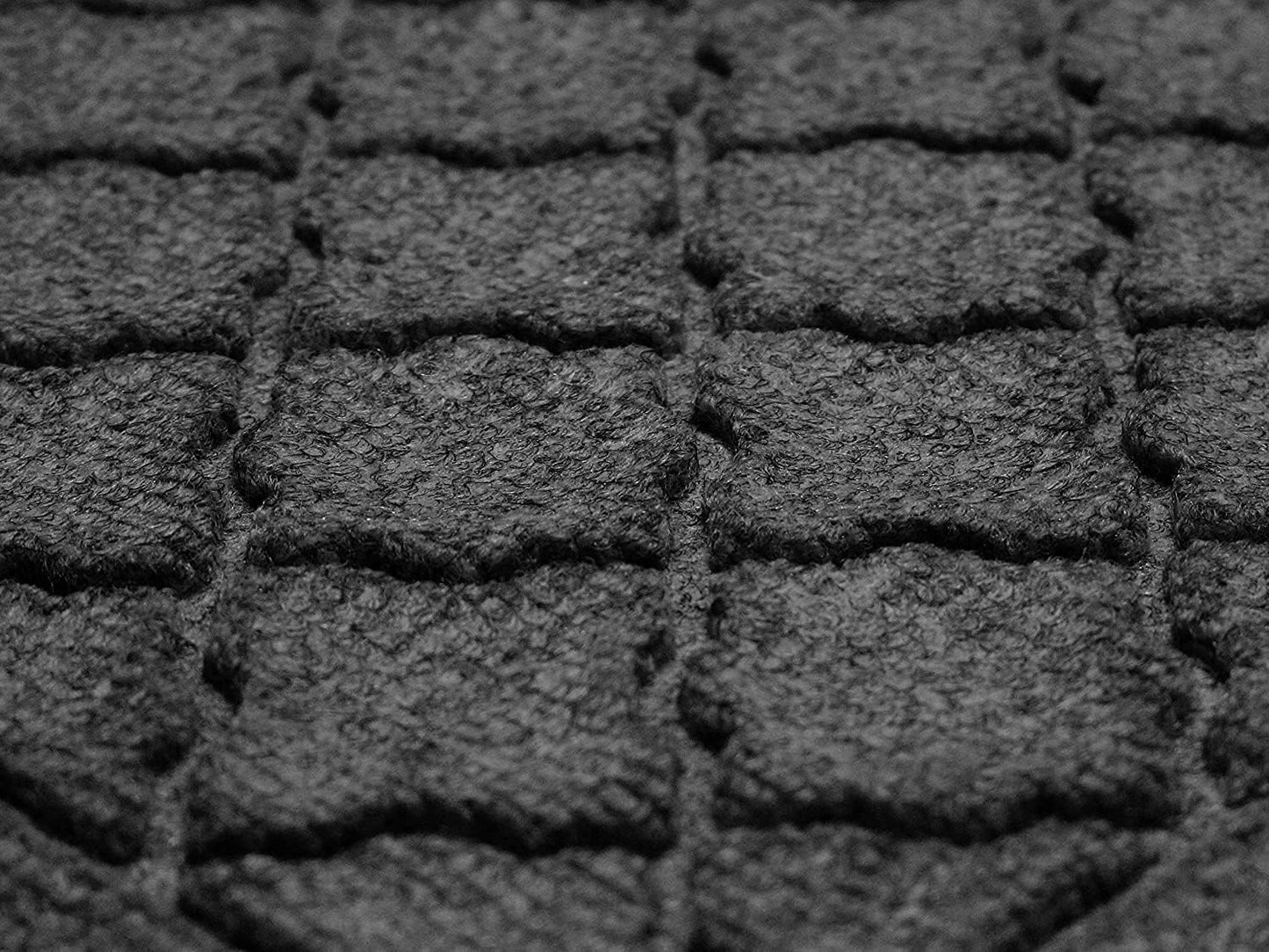 WaterHog Heavy Duty Doorway Mat, 3' x 5', Made in USA, Durable & Skid-Resistant Entryway Mat, Water-Trapping, Indoor/Outdoor Decorative Floor Covering, Cordova Collection, Charcoal