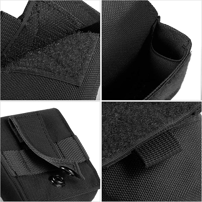 2 Pack Tactical Pouches, Molle EDC Compact Pouch Small Utility Pouch Accessories Battery Cigarette Case Card Holder Lighter Slot Mini Cigar Belt Waist Pack