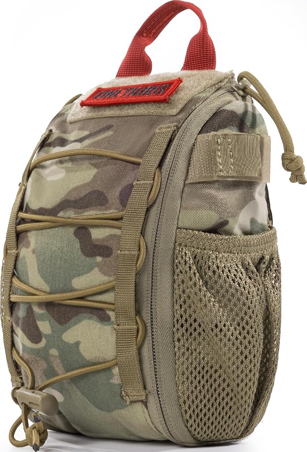 OneTigris IFAK Pouch - Large IFAK Molle Pouch Empty First Aid Bags Only Medical Trauma Kit Bag EMT Pouch MED Waist Bag for Outdoor