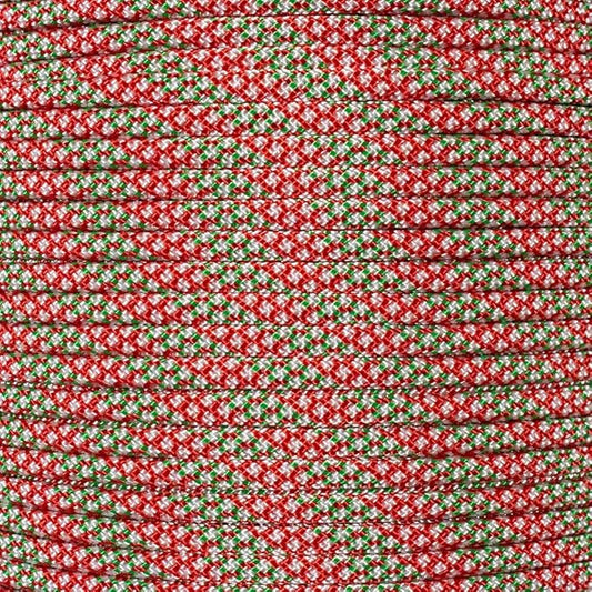 Paracord Planet 550lb Paracord with Line Winder Organizer 100 ft (Yule Tide)