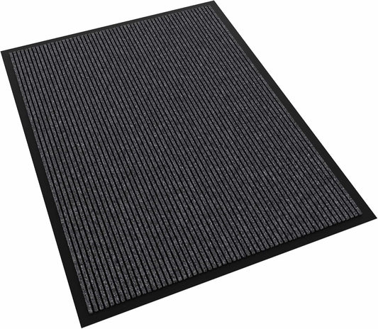 Front Door Mat, 48" x 36" Heavy Duty Indoor Outdoor Doormat, Non-Slip, Rubber Backing Low Profile, Welcome Commercial Door Mats for Entryway