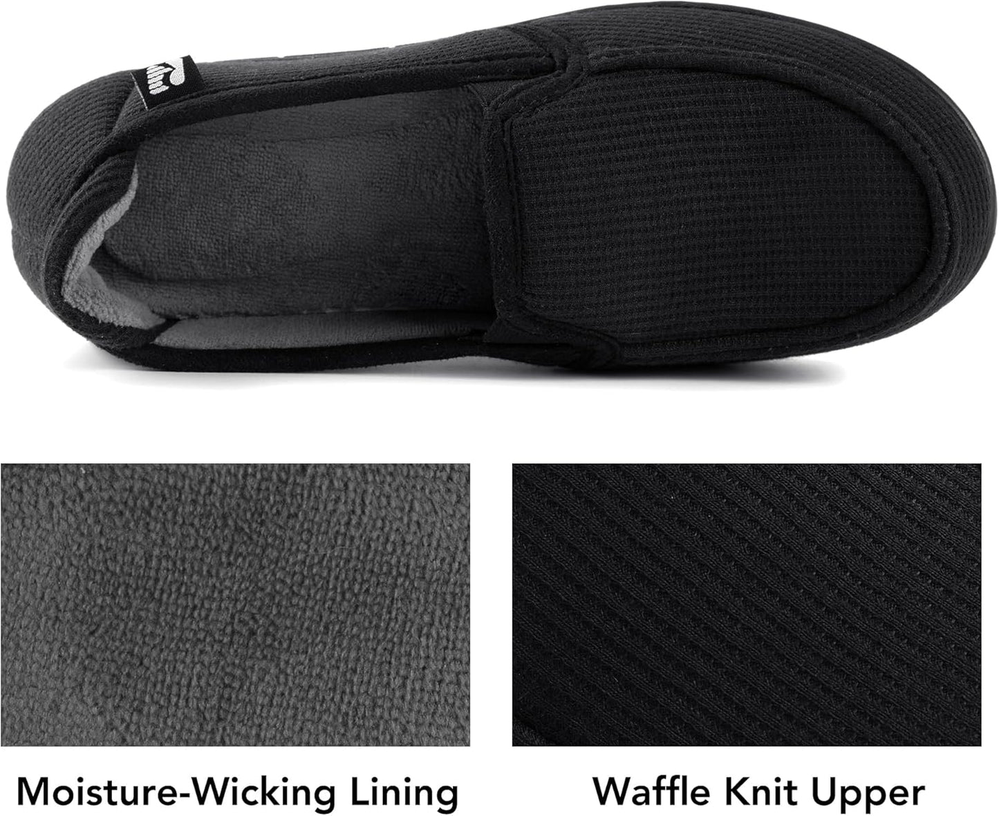 RockDove Women's Two-Tone Hoodback Slipper with Removable Insole