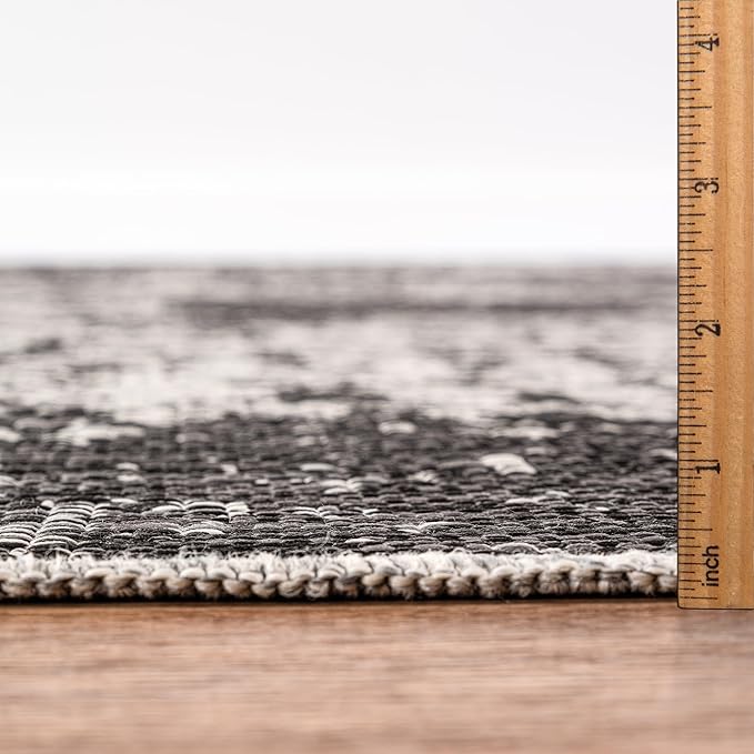 Keen Home Design Terrace Outdoor Area Rug - 5x8 Washable Indoor/Outdoor Rug for Patio, Kitchen, Balcony, Beach, Garden, Deck and Porch, Size: 5'3"x7'7"