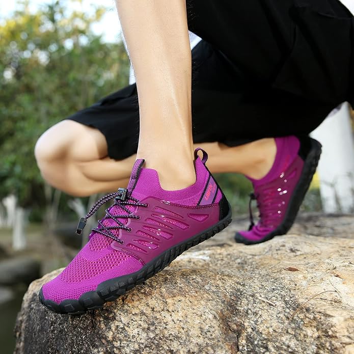 UBFEN Water Shoes Aqua Swim Shoes Mens Womens Beach Sports Quick Dry Barefoot for Boating Fishing Diving Surfing