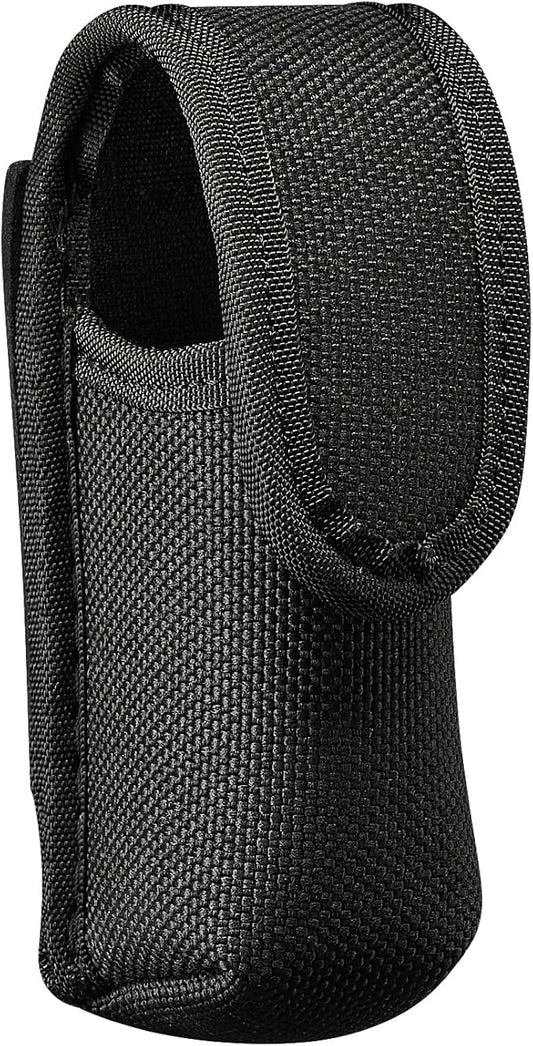 Mace Pepper Spray Holder Black Belt Pouch, Hidden Snap MK III Small, Fits up to 2oz