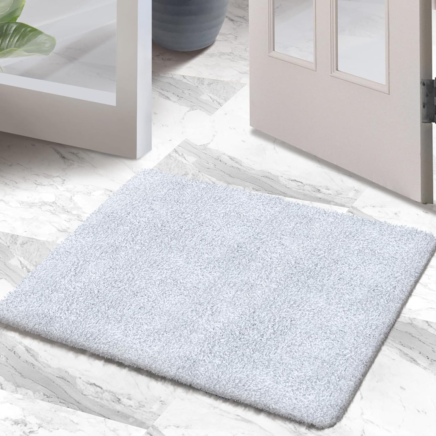 Premium Microfiber Indoor Door Mat – 20"x30" Washable Entry Mat, Non-Slip, Waterproof Backing, Super Absorbent, Low Profile Entryway Doormat for Indoor Entrance