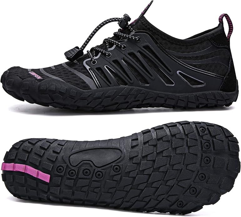 UBFEN Water Shoes Aqua Swim Shoes Mens Womens Beach Sports Quick Dry Barefoot for Boating Fishing Diving Surfing