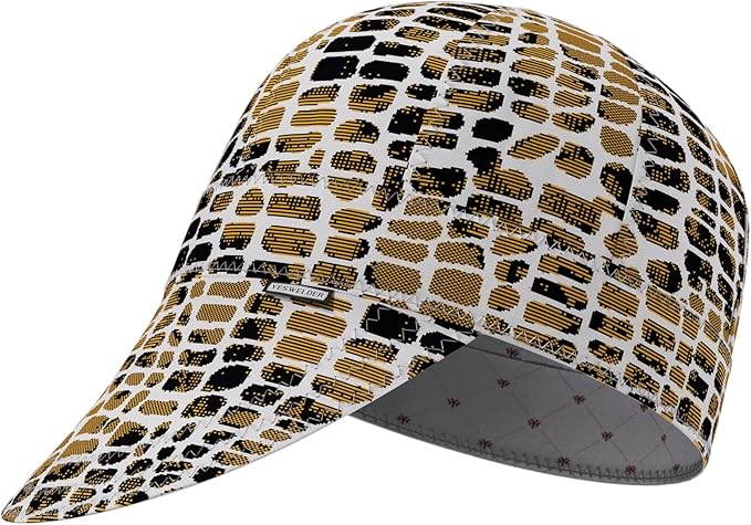 YESWELDER Welding Cap, Leopard Style 7-1/8", Heat-Resistant Reversible Durable Protective Welders Cap