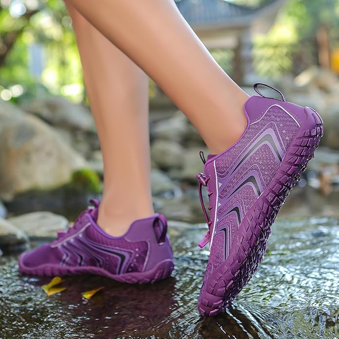 UBFEN Water Shoes Aqua Swim Shoes Mens Womens Beach Sports Quick Dry Barefoot for Boating Fishing Diving Surfing