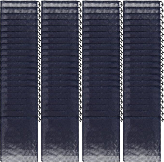 10/20/40/60/100PCS Mesh Drawstring Bag Durable Delicate Mesh Laundry Bag Multicolor Nylon Mesh Bag Small Mesh Gym Bag Travel Mesh Beach Bag Locking Closure Storage Bag For College, Gym, Yoga, Sport