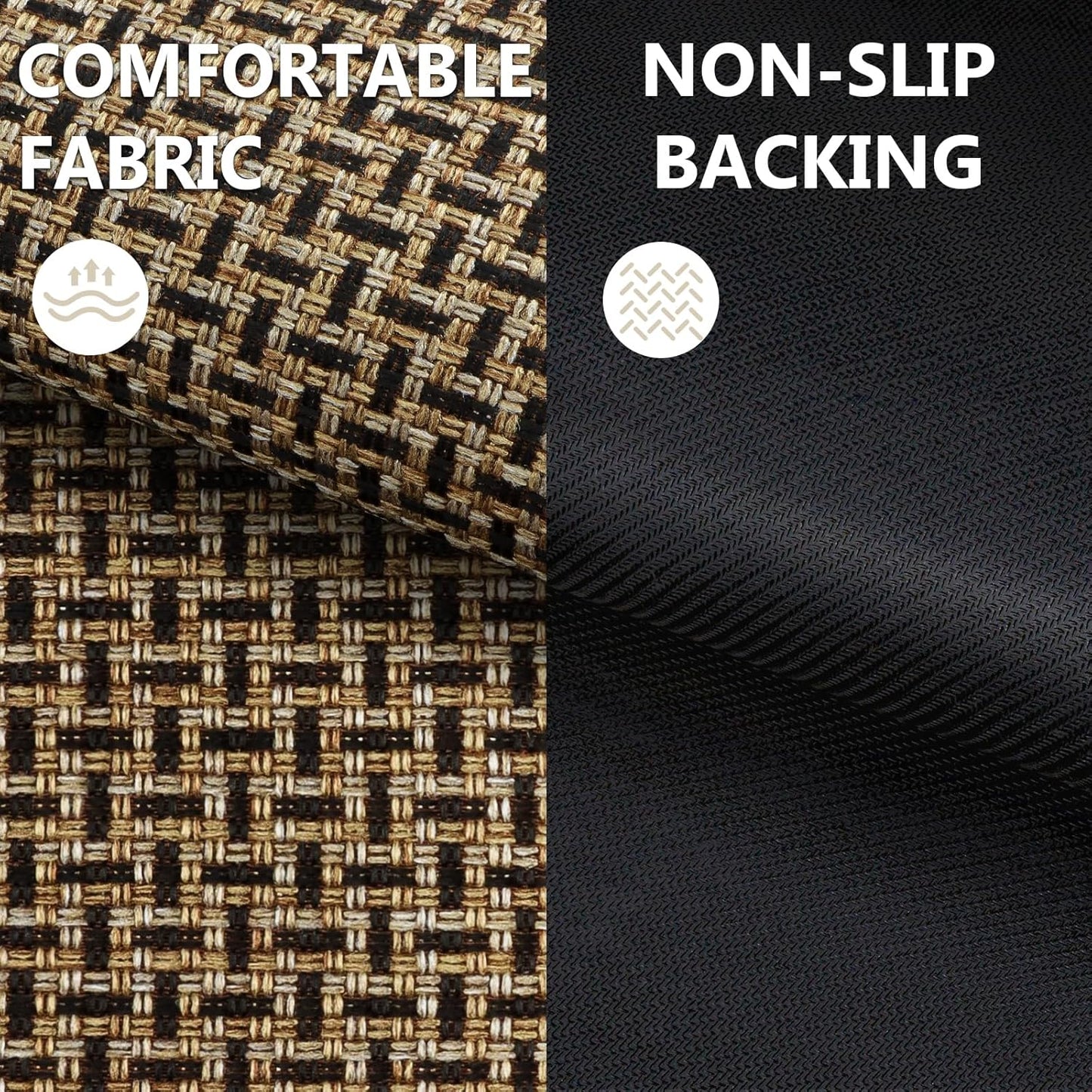 LEKEEPGO Door Mat Indoor Entrance 36"x59", Absorbent Indoor Door Mat Large, Non Slip Rubber Backing Inside Door Mats, Washable Floor Mat, Low-Profile Doormat for Front Door, Entryway, Entrance, Black