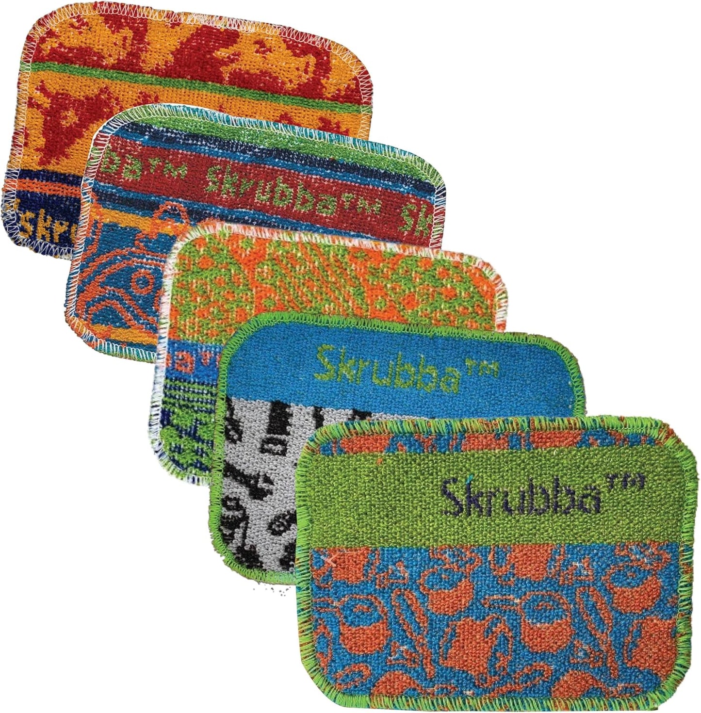 Wet-It Skrubba Non-Scratch Scouring Pad – European Scrubby Sponge for Kitchen Cleaning, Dishes, Pots, Pans, Glass & Cookware – Durable Reusable Pad (Kitchen)