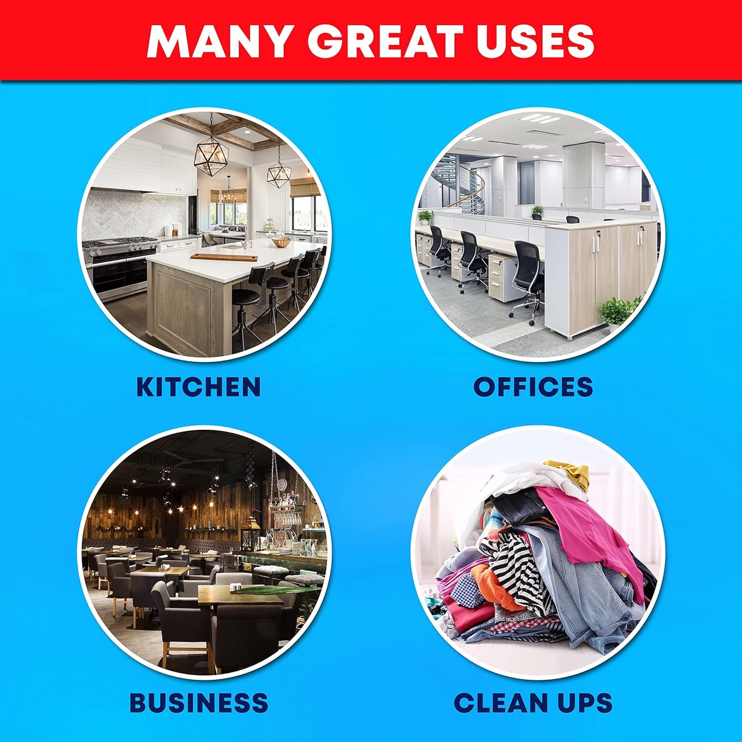 Tasker 45 Gallon Trash Bags, (Value-Pack 100 Bags w/Ties) Extra Large Black Garbage Bags - 39 Gallon - 40 Gallon - 42 Gallon - 44 Gallon - 45 Gallon Large Trash Bag Can Liners Capacity