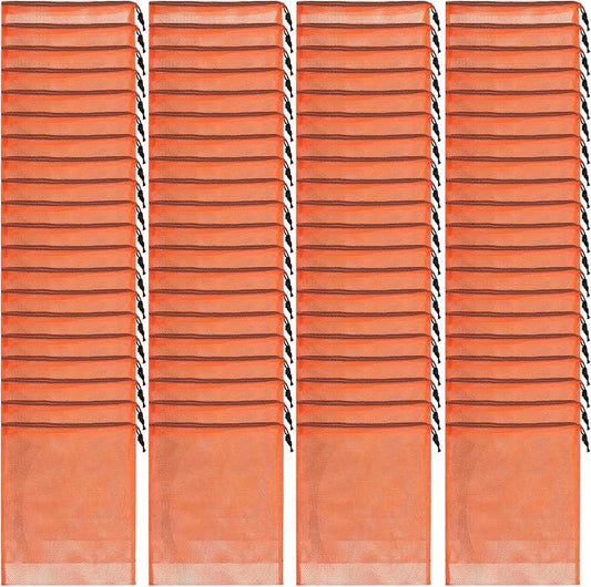 10/20/40/60/100PCS Mesh Drawstring Bag Durable Delicate Mesh Laundry Bag Multicolor Nylon Mesh Bag Small Mesh Gym Bag Travel Mesh Beach Bag Locking Closure Storage Bag For College, Gym, Yoga, Sport