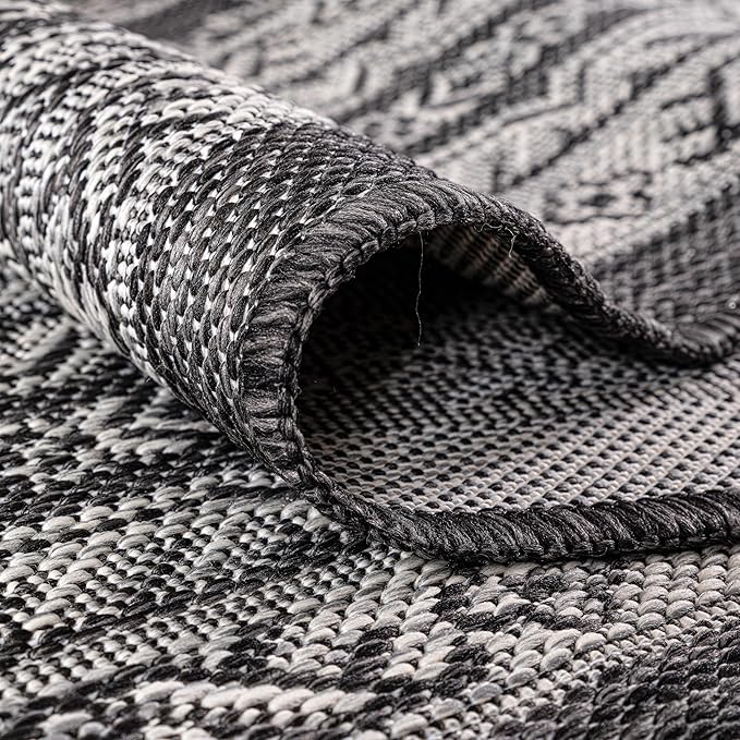 Keen Home Design Terrace Outdoor Area Rug - 9x12 Washable Indoor/Outdoor Rug for Patio, Kitchen, Balcony, Beach, Garden, Deck and Porch, Size: 8'10"x12'