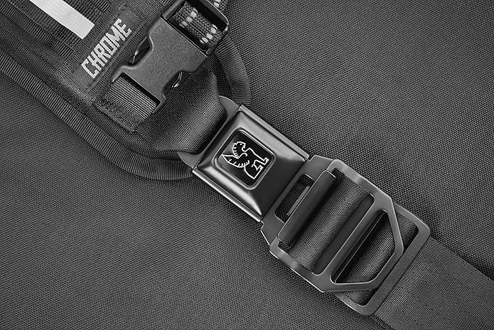 Chrome Industries Mini Metro Messenger Bag - 13 Inch Laptop Satchel with Signature Belt Buckle Closure, 20.5 Liter