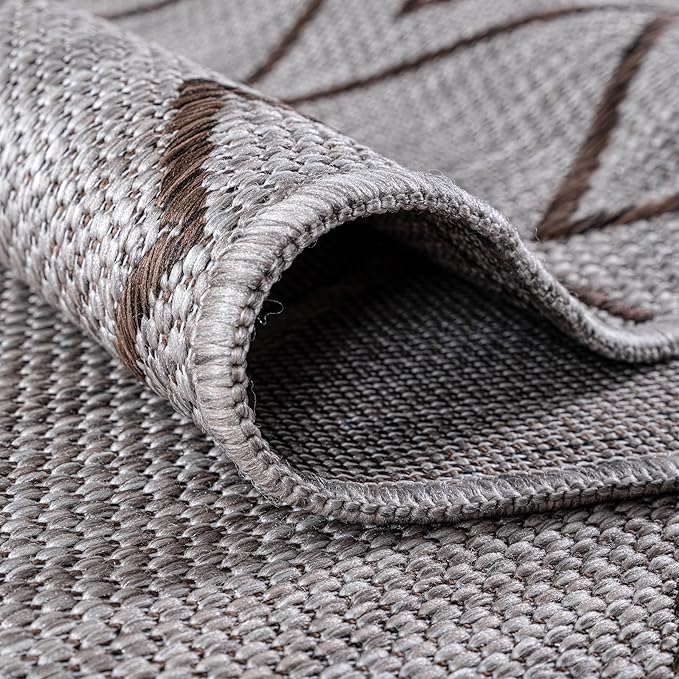 Keen Home Design Terrace Outdoor Area Rug - 8x10 Washable Indoor/Outdoor Rug for Patio, Kitchen, Balcony, Beach, Garden, Deck and Porch, Size: 7'7"x10'