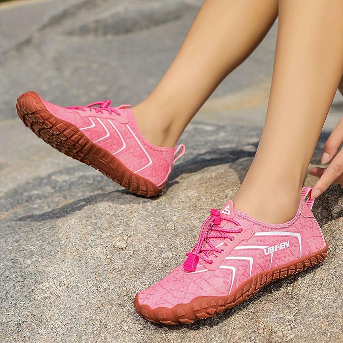 UBFEN Water Shoes Aqua Swim Shoes Mens Womens Beach Sports Quick Dry Barefoot for Boating Fishing Diving Surfing