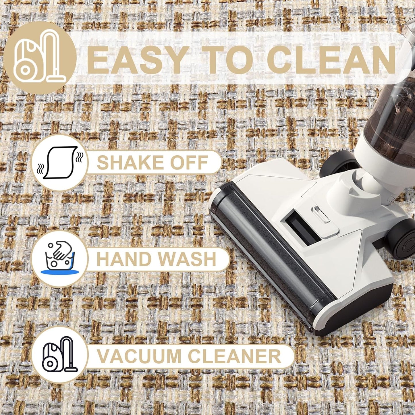 LEKEEPGO Door Mat Indoor Entrance 36"x59", Absorbent Indoor Door Mat Large, Non Slip Rubber Backing Inside Door Mats, Washable Floor Mat, Low-Profile Doormat for Front Door, Entryway, Entrance, Grey