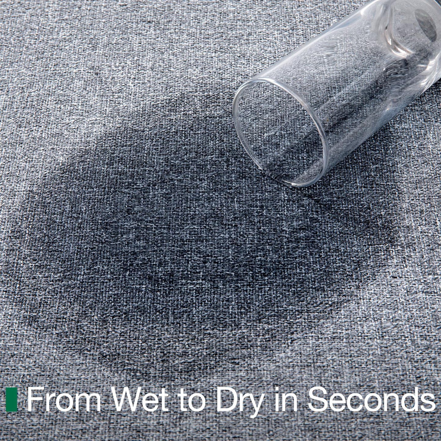 LUMI Ultra Thin Door Mat for Entryway, Low Profile Non Slip Rubber Backing Indoor Doormat, Easy Clean Welcome Entrance Mat for Inside House, Patio, Light Grey 20"x32"