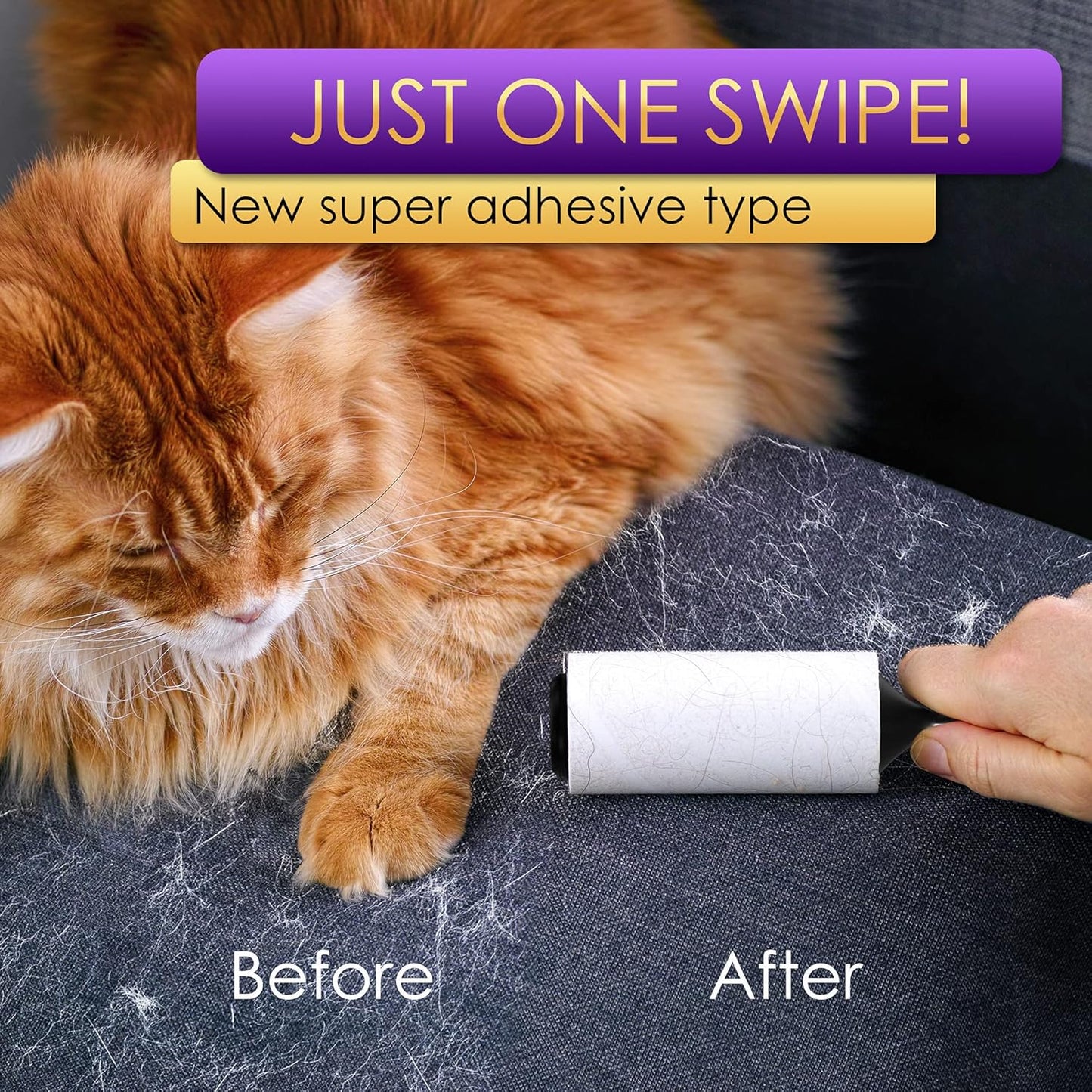 Lint Roller Refills 10 Pack of 900 Sheets / 10 Refills Rollers Only, Extra Sticky Roller for Pet Hair, Lint Remover Dog Hair Cat, Fuzz, Animal Fur, Stick Lint Removal Roller Clothes