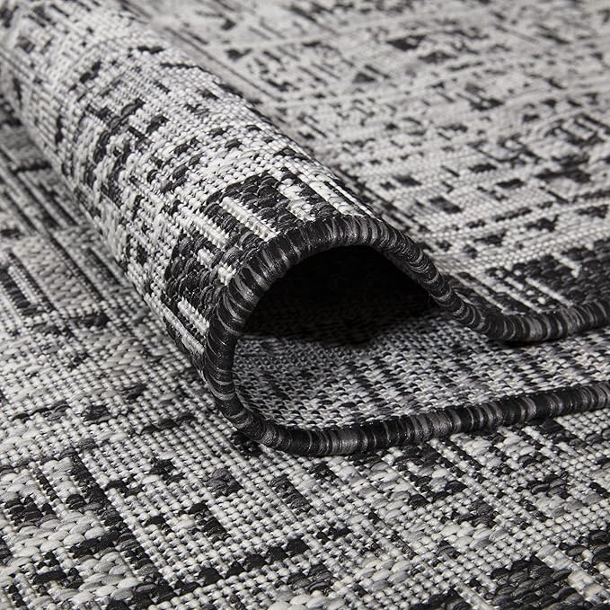 Keen Home Design Terrace Outdoor Area Rug - 9x12 Washable Indoor/Outdoor Rug for Patio, Kitchen, Balcony, Beach, Garden, Deck and Porch, Size: 8'10"x12'