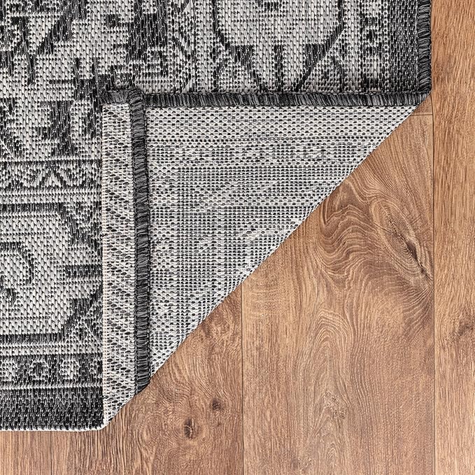 Keen Home Design Terrace Outdoor Throw Rug - 3x5 Washable Indoor/Outdoor Rug for Patio, Kitchen, Balcony, Beach, Garden, Deck and Porch, Size: 3'x5'